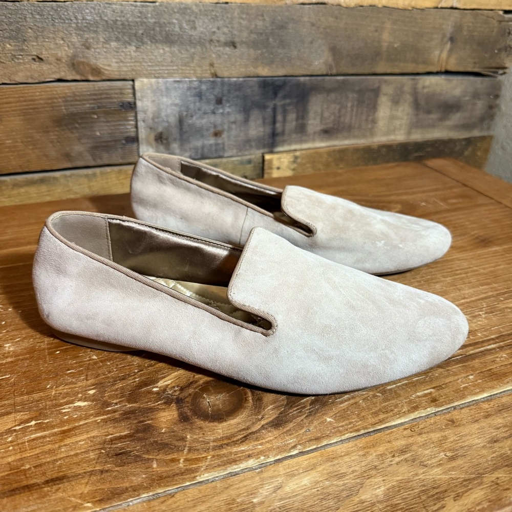 Birdies The Starling Latte Suede Leather Slip on Loafer Comfort Shoes Size 9.5